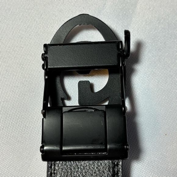 2/$30 Men’s Black Casual Ratchet No Holes Genuine Leather Belt Cut to Size - Picture 5 of 16